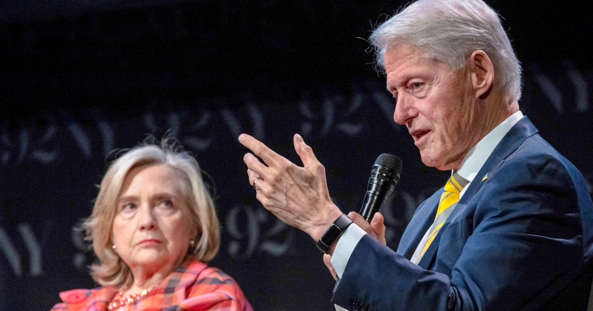 House committee subpoenas the Clintons and several top former DOJ officials for testimony on Jeffrey Epstein