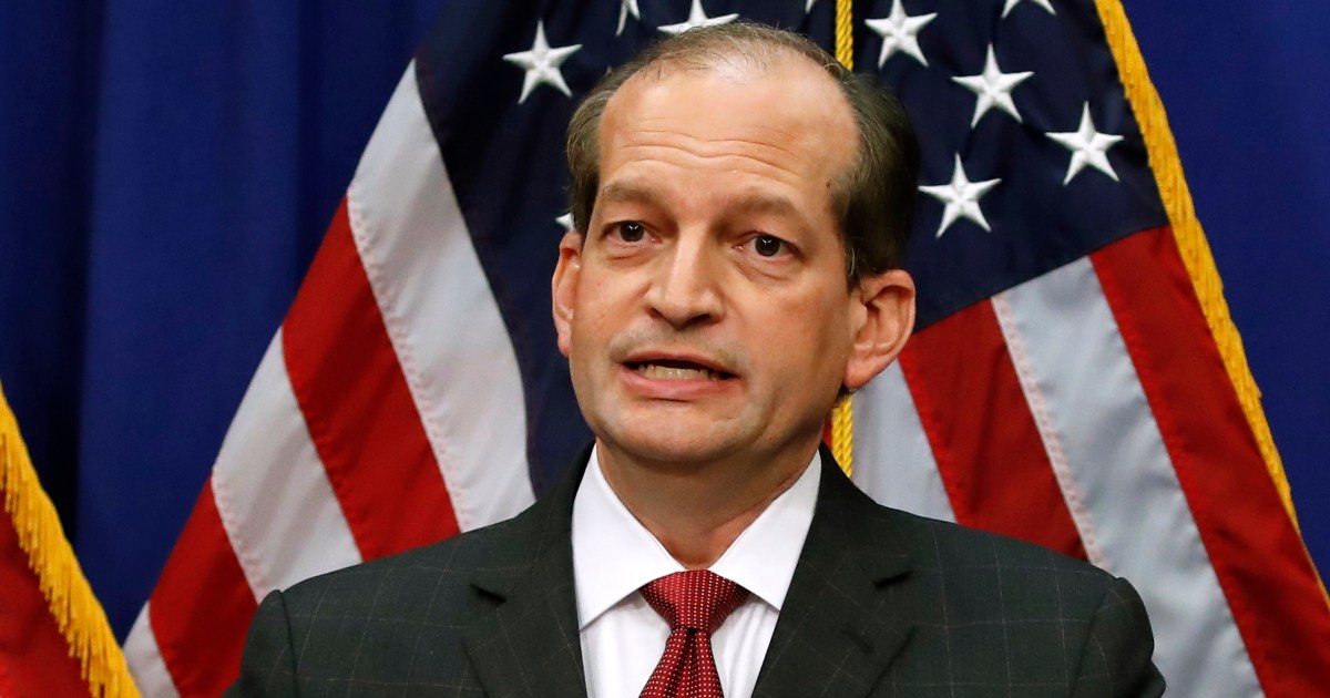 Congress doesn't want to talk to Alex Acosta, Epstein's 'sweetheart deal' maker