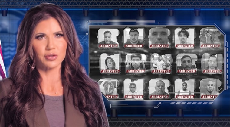 kristi noem dhs video ice