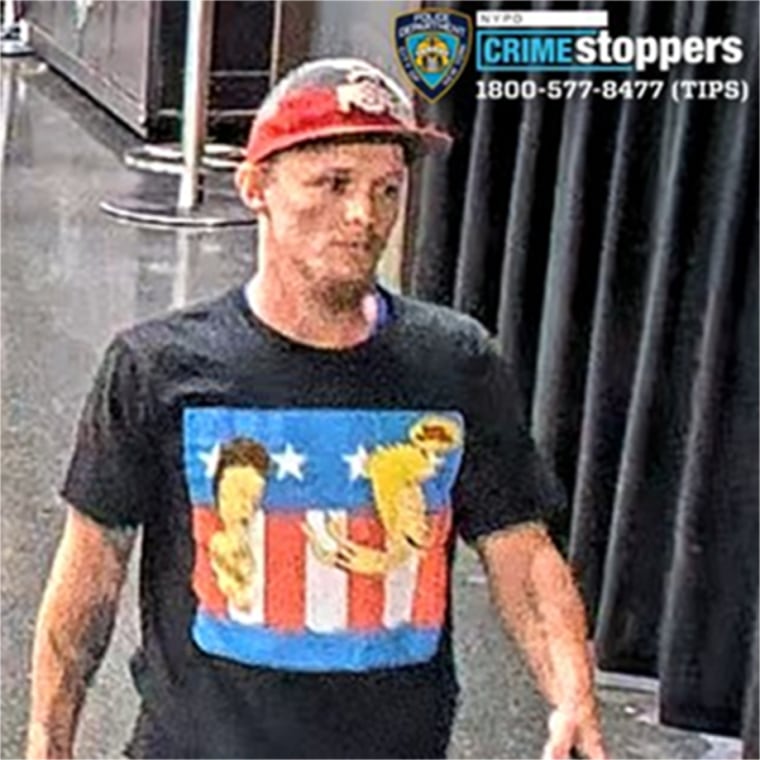 Surveillance footage of a suspect