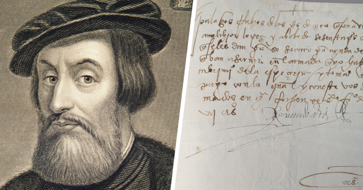 FBI returns missing 16th-century document signed by conquistador Cortés to Mexico