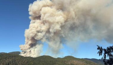 Wildfire southwest of Port Alberni now 630 hectares; campground evacuated