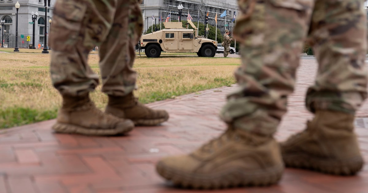 National Guard troops in D.C. to begin carrying firearms
