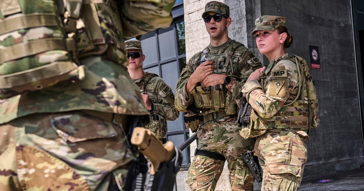 The weapons that National Guard troops now carry in Washington, D.C.