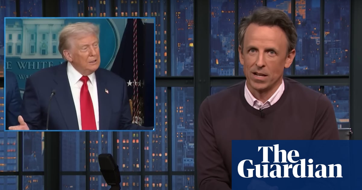 Seth Meyers on Trump’s rambling DC press conference: ‘It’s embarrassing for all of us’ | Late-night TV roundup