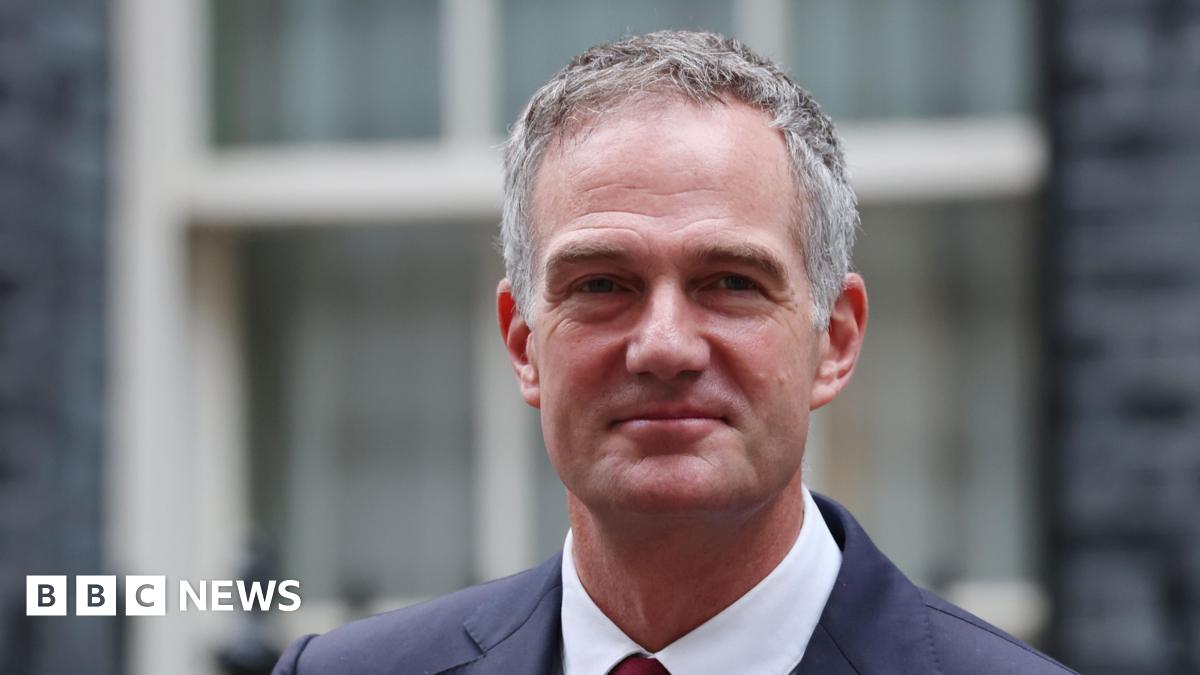 British Secretary of State for Science, Innovation and Technology Peter Kyle departs a cabinet meeting at Downing Street in London. He has short, sharp grey hair and is wearing a smart suit.