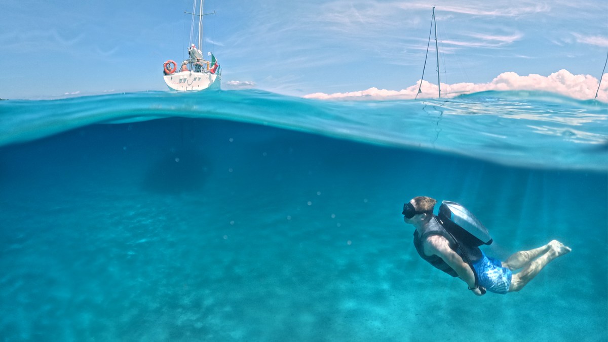World’s first underwater jetpack a must-have for superyacht owners