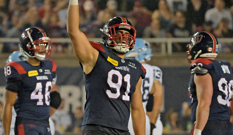 Isaac Adeyemi-Berglund Montreal Alouettes CFL