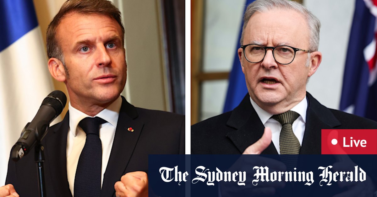 Australia news LIVE: Macron praises Albanese after revealing Palestine recognition plans; Trump praises ‘respectful’ Putin ahead of crucial meeting - The Sydney Morning Herald