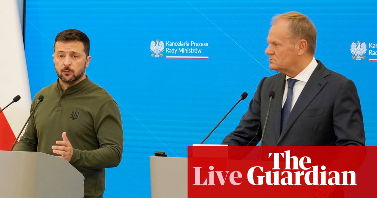 Ukraine conflict could be ‘frozen’ sooner rather than later, says Poland’s Tusk after talk with Zelenskyy – Europe live | Europe