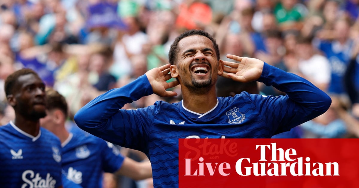 Everton v Brighton: first Premier League match at Hill Dickinson Stadium – live | Premier League