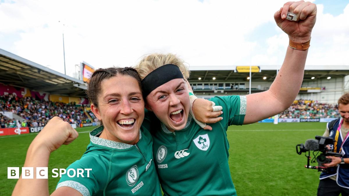England women lift trophy