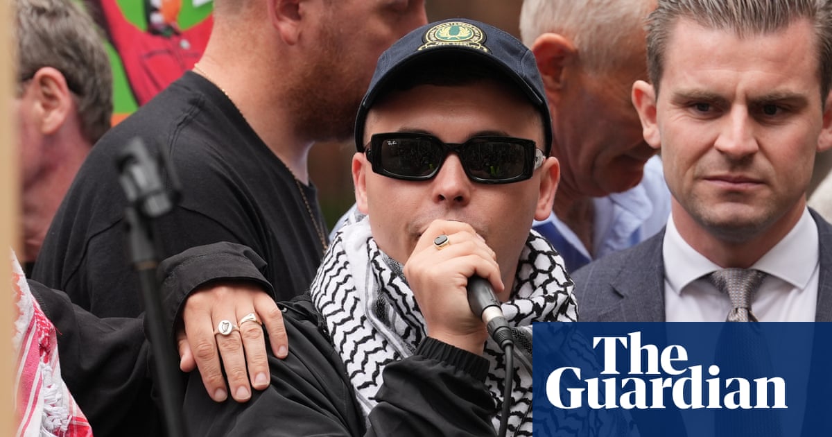 Terror charge against Kneecap rapper should be thrown out, court told | UK news