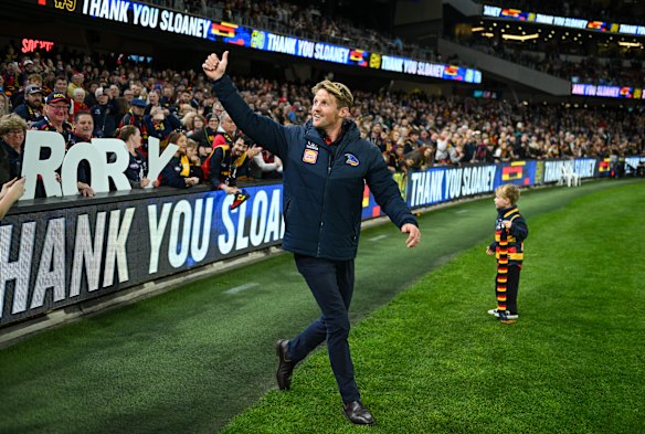 Go after him: Former Crows captain Rory Sloane, now a prominent commentator with Nine, says his former club should pursue Nasiah Wanganeen-Milera.