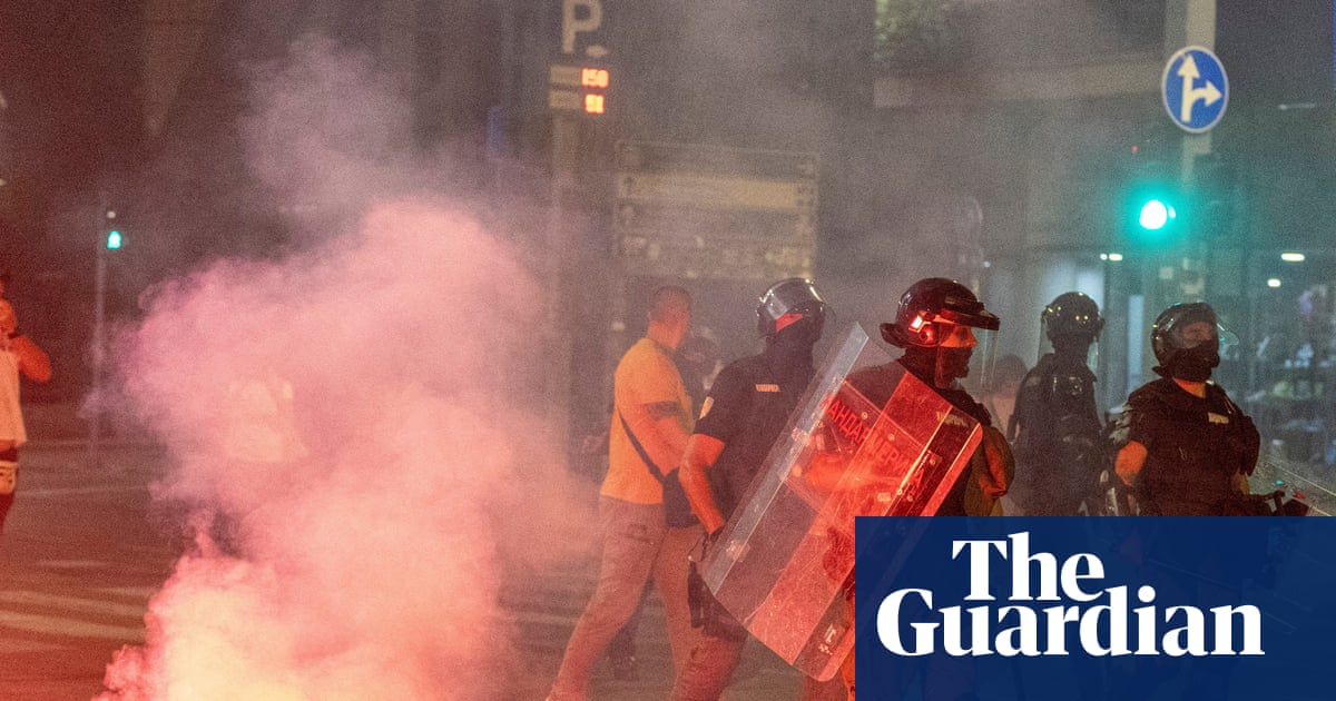 Dozens injured in Serbia as protesters clash with pro-government supporters | Serbia