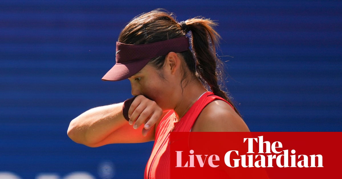 US Open tennis 2025: Raducanu crashes out to Rybakina, Alcaraz races through – live | US Open Tennis 2025