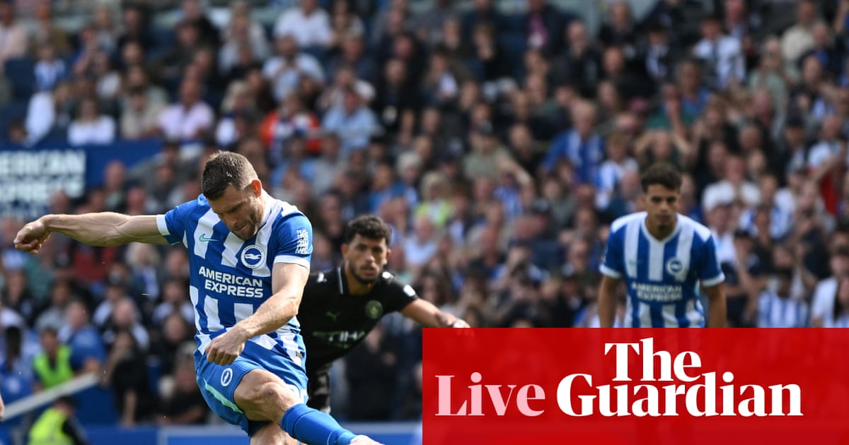 Brighton v Manchester City: Premier League updates – live | Premier League