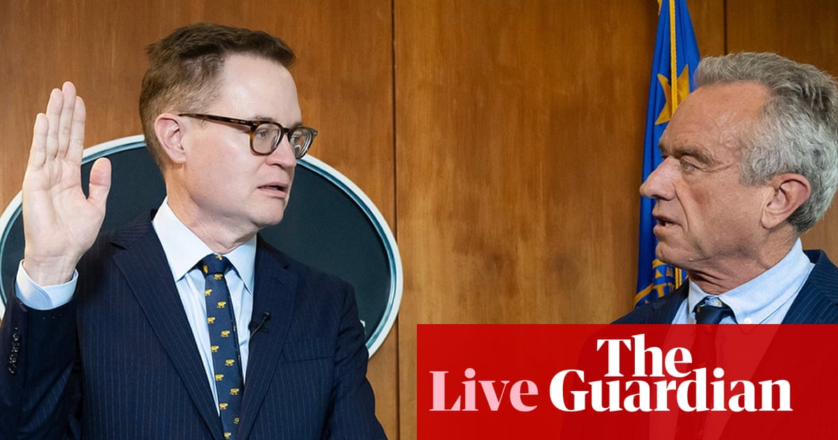 RFK Jr ally chosen to lead CDC as departing officials hit out at vaccine messaging – as it happened | US news