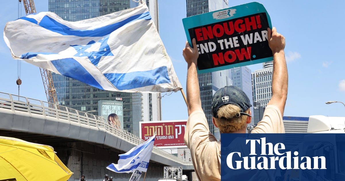 Netanyahu criticises protests in Israel against his handling of Gaza war | Israel-Gaza war