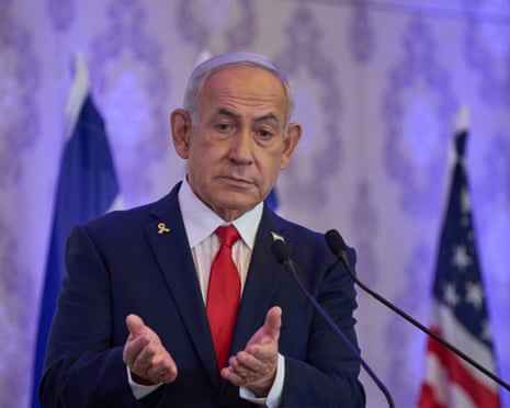 Israeli prime minister Benjamin Netanyahu speaks at a conference in Jerusalem last week