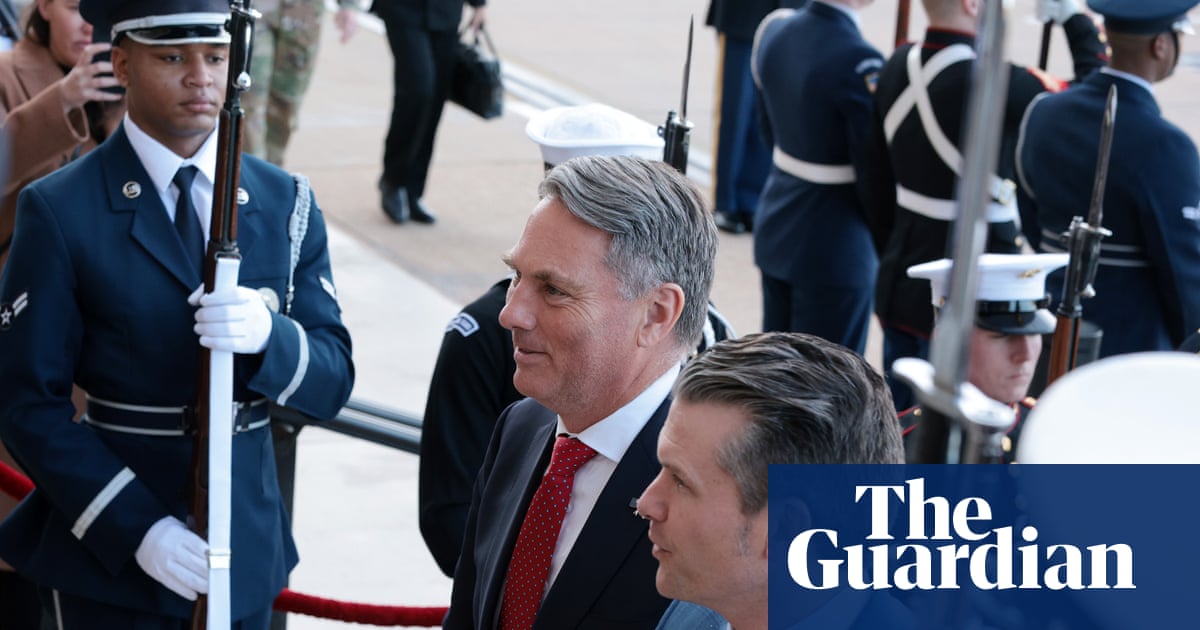 Pentagon walks back claim Richard Marles didn’t meet with Pete Hegseth | Pete Hegseth