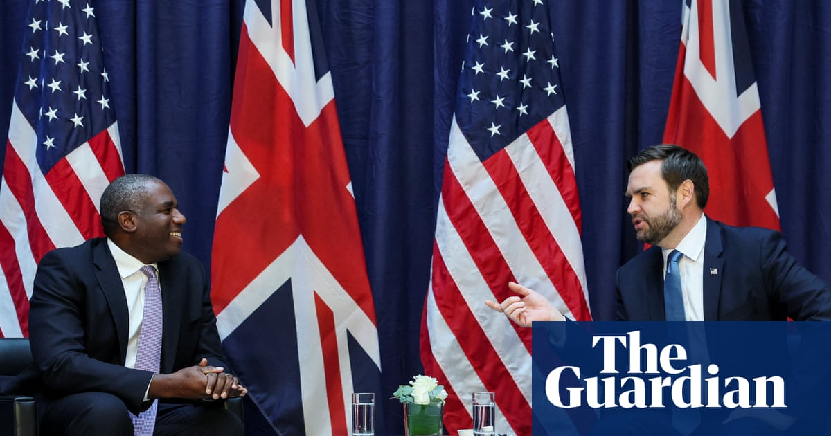 Shared prayers and tears: how Lammy wooed JD Vance and the White House | David Lammy