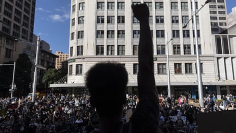 Thousands attend Sydney Black Lives Matter rally that was authorised minutes before start – video