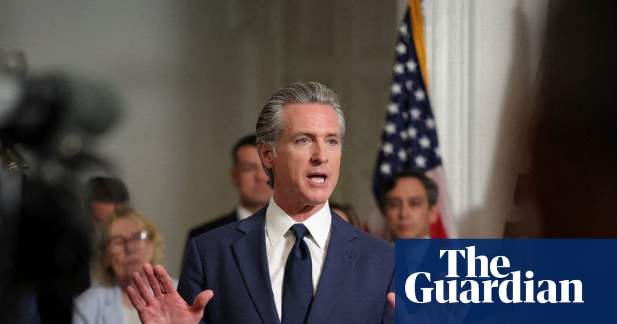 Newsom says California will draw new electoral maps after Trump ‘missed’ deadline | US politics
