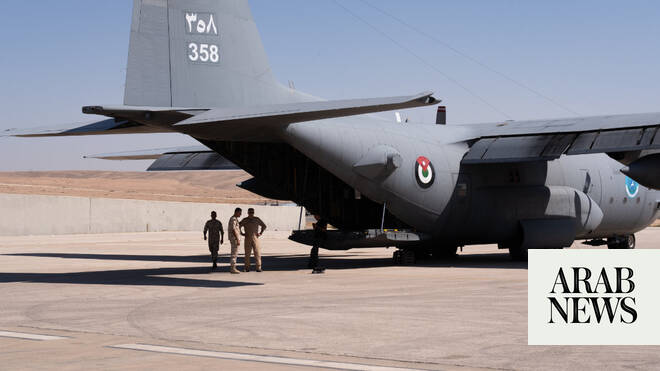 From aboard a Jordanian Air Force jet dropping aid over Gaza, Arab News witnesses devastation firsthand