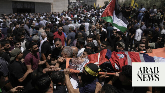 Palestinians bury teen killed by Israeli army near Ramallah