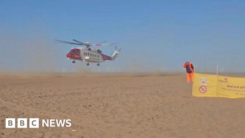 Woman dies after lifeboat rescues her from sea off Skegness