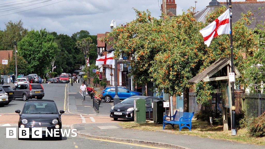 Why have thousands of St George's and union jack flags gone up?