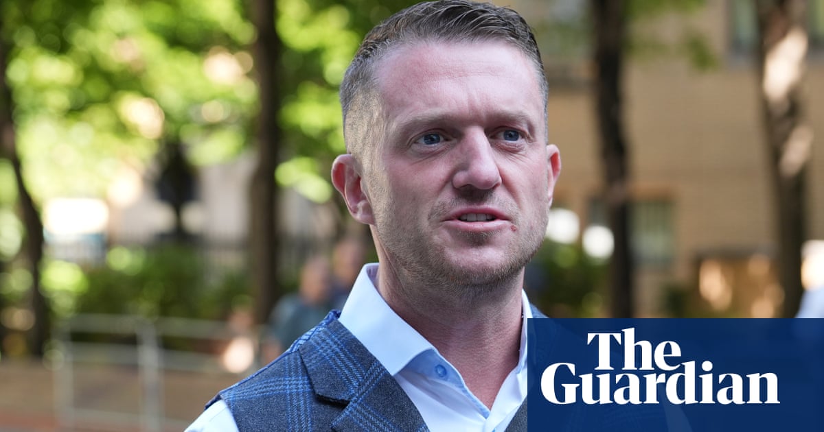 Tommy Robinson bailed after arrest on suspicion of grievous bodily harm | UK news