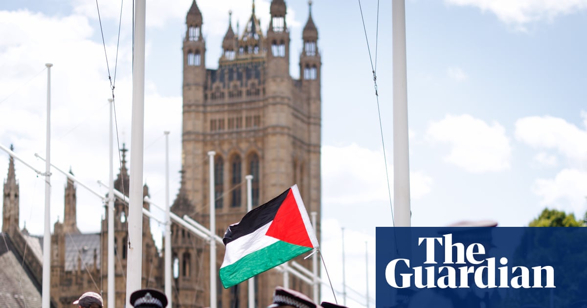 Arrests begin in London at largest protest over Palestine Action since group’s ban | UK news