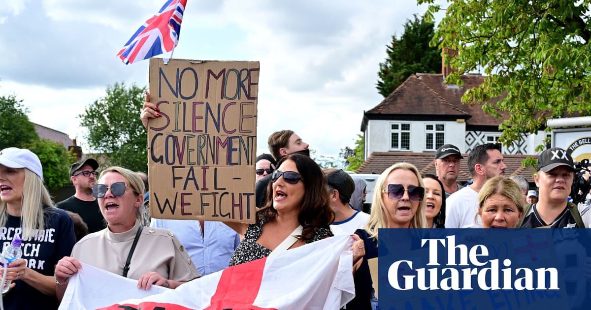 Members of far-right party organising asylum hotel protests across UK, Facebook posts show | Immigration and asylum