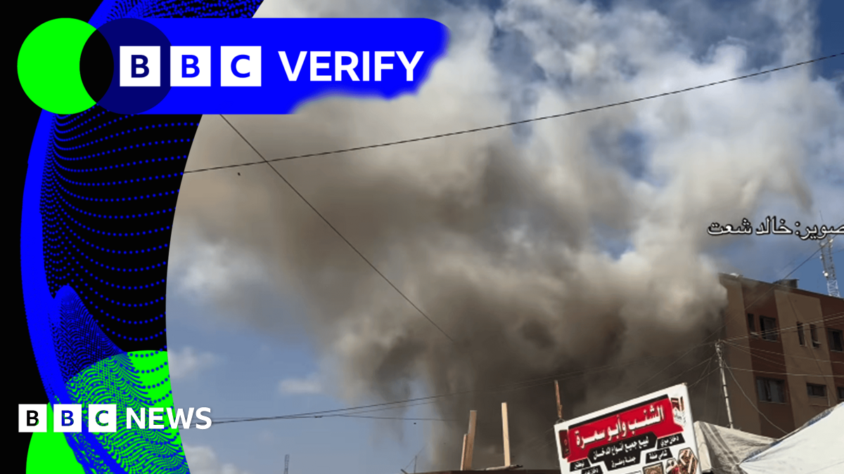 BBC Verify Live: Gaza hospital strike investigated and fact-checkers assess Farage migration speech