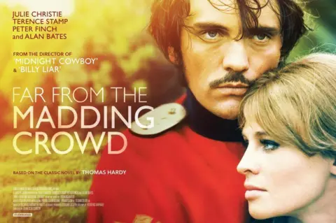 Getty Images Terence Stamp and Julie Christie on the poster for Far From the Madding Crowd