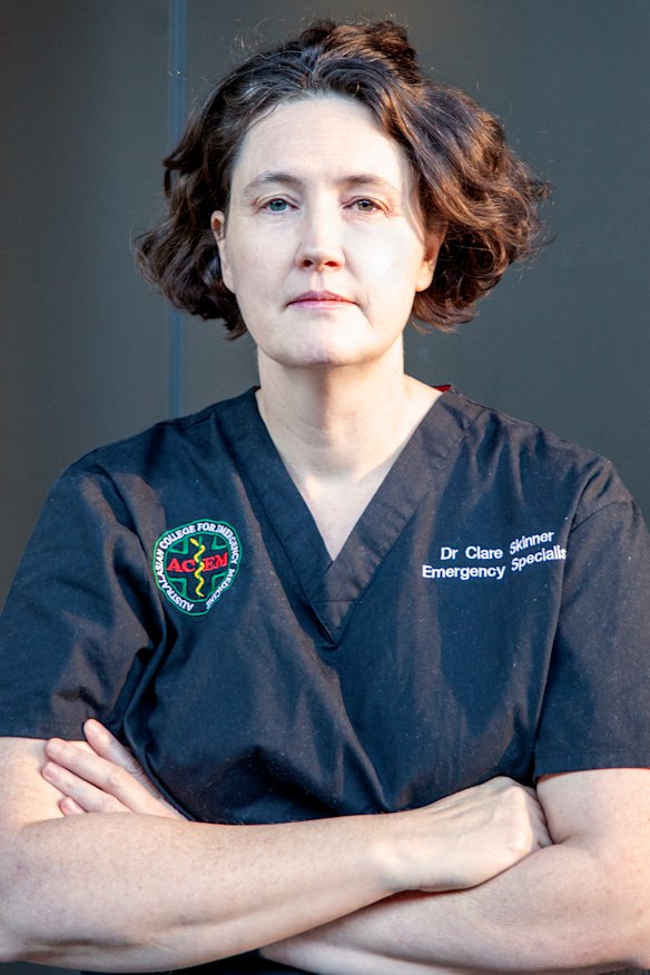 Dr Clare Skinner, former president of the Australasian College for Emergency Medicine.