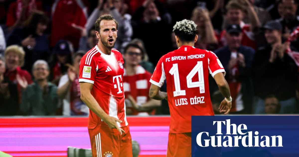 European football: Harry Kane hits hat-trick and Luis Díaz off the mark as Bayern thrash Leipzig | European club football