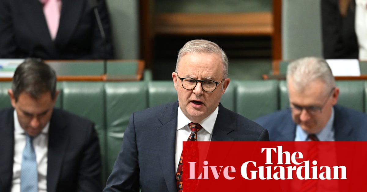 Australia politics live: Albanese says Ley ‘bold’ to claim credit for new housing policies as question time begins | Australian politics