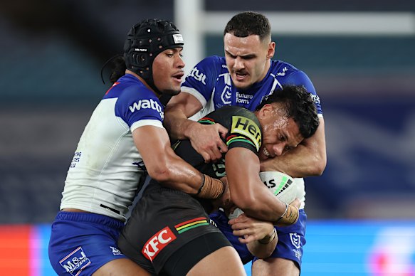 David Fale in action for Penrith.