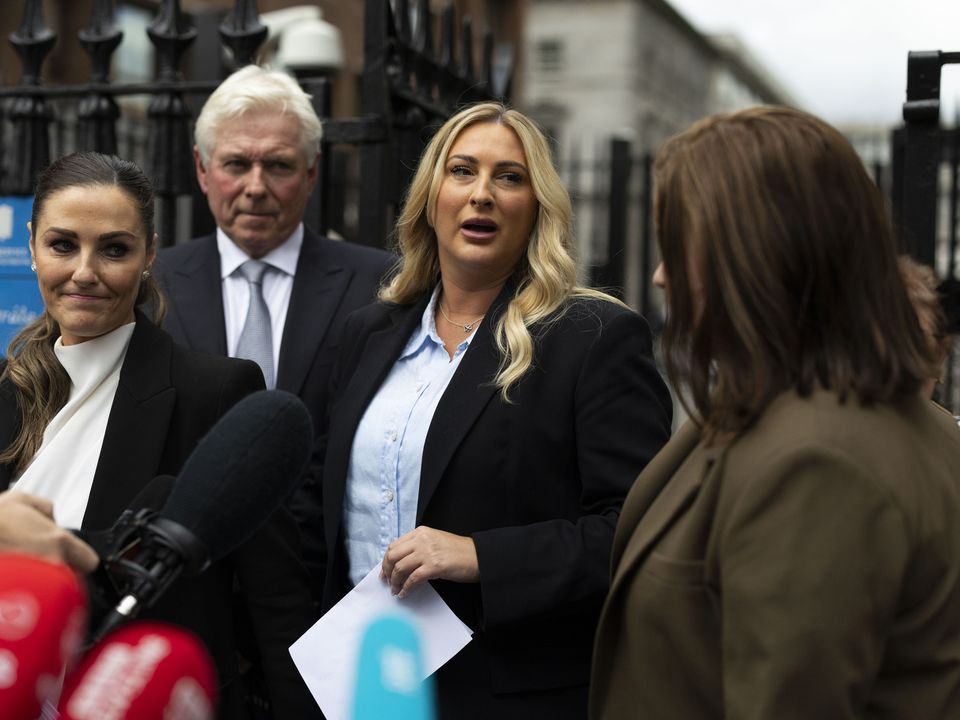 Nikita Hand speaks to the media outside the High Court last week.  Photo: Collins Courts