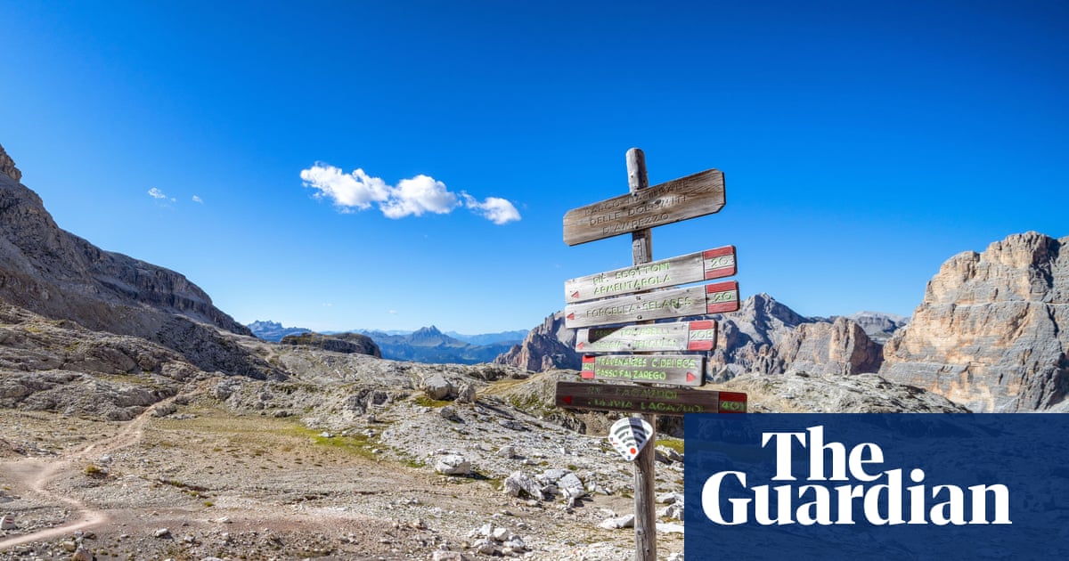 Rescued British hiker billed €14,225 for ignoring rockslide signs in Dolomites | Italy