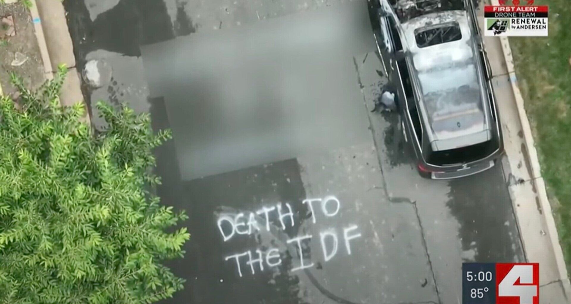 Cars torched, ‘Death to the IDF’ graffitied in St. Louis; American IDF vet said target