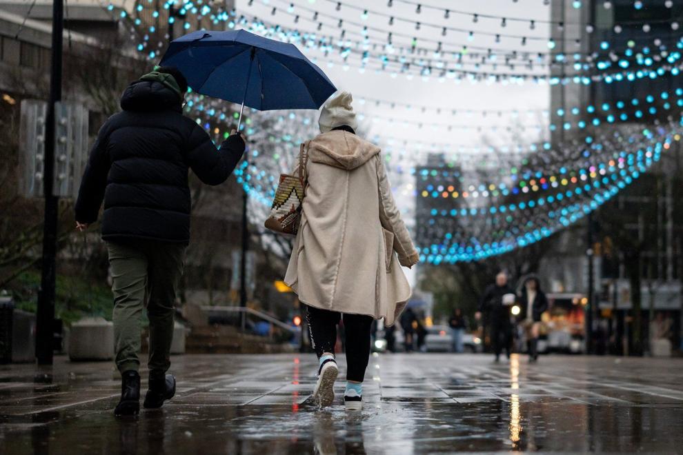 Environment Canada warns of heavy rain, up to 80mm, for parts of B.C.'s south coast
