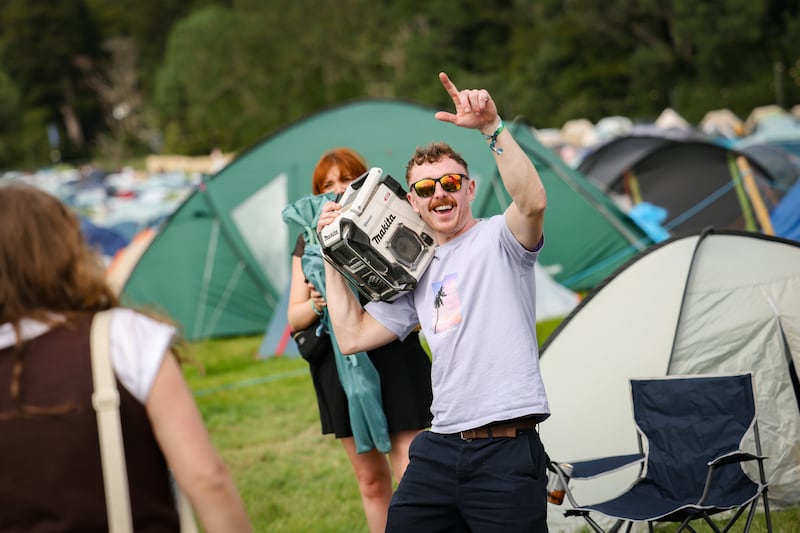 Christie O'Connor from Kilkenny at All Together Now. Photograph: Dan Dennison