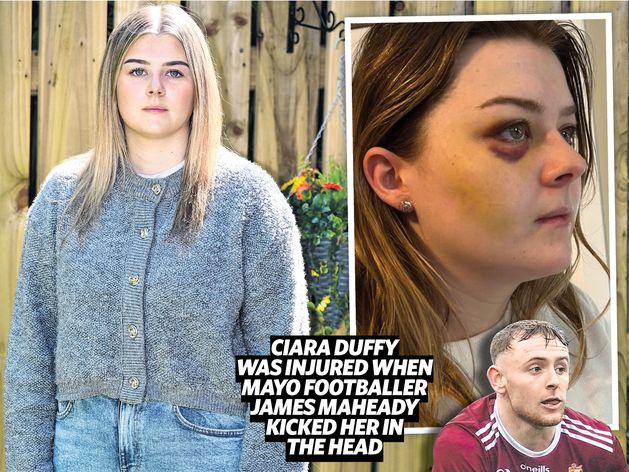 James Maheady: Mayo GAA minor and Crossmolina Deel Rovers star kicked girlfriend in the face