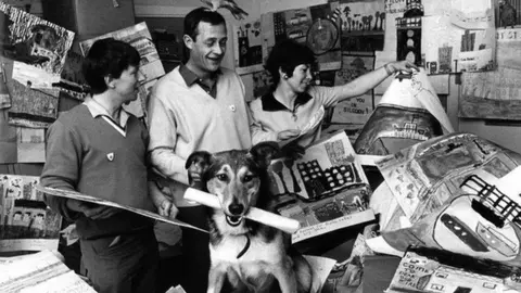 John Noakes, Christopher Trace and Valerie Singleton