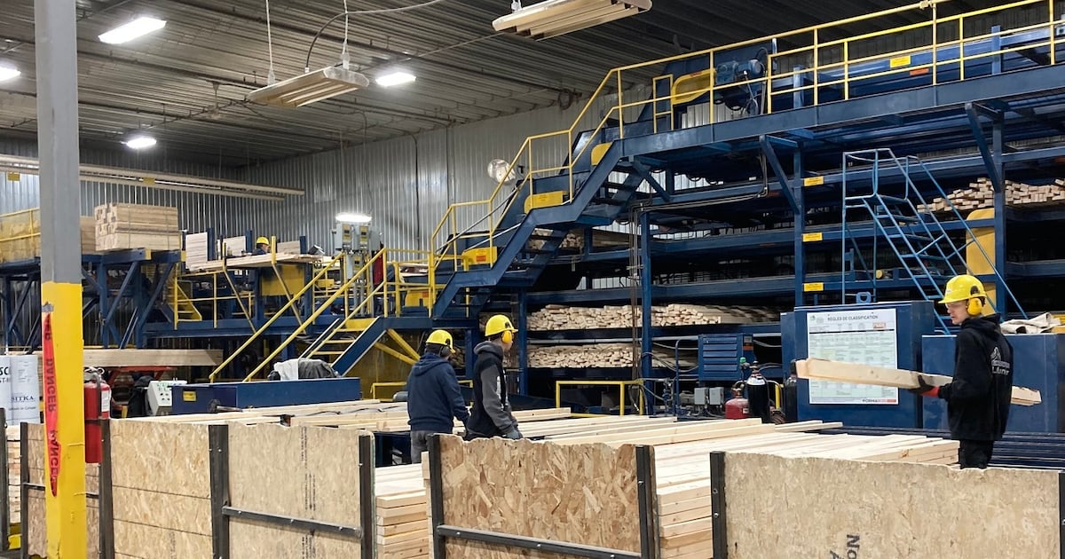 Quebec lumber mill closing temporarily due to U.S. tariffs - CTV News