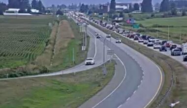 UPDATE: All lanes open on Hwy. 1 following 2 rollovers Sunday in Chilliwack | Fraser Valley Today